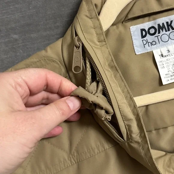 Vintage Domke PhoTOGS Utility Cargo Vest Full Zip Photography 3XL Traveler Hood